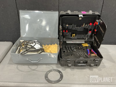 (1) Impact Tool, (12) Shims, (1) Tool Kit & Assorted Items