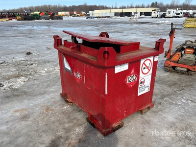 2018 AGB AGB647/0/1580 1000 L Skid Mounted Steel Diesel Serbatoio carburante