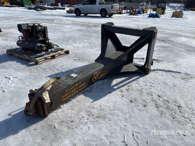 2019 GRYB LEVAGE LBM50-08F12O-000 Q/C 8 ft -12 ft Extendable Wheel Loader Material Handling Arm - Fits Komatsu WA320 / WA380