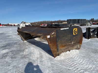 Goudreau 11 ft 8 in Snow Box Snow Plow - Fits Komatsu WA320 / WA380