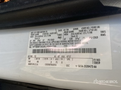 2020 Ford Transit 350 Cargo Van