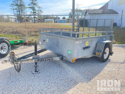 2018 Felling FT-3OT-G 8 ft S/A Utility Trailer