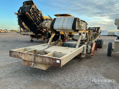 45 in x 35 ft Portable Transfer Cross Magnet Conveyor