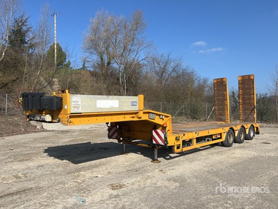 2011 Faymonville TL3SE 56500 kg Tri/A 8.10 m - 11 m Extendable Semi-Remorque Porte-Engin 3 Essieux Lowboy Trailer