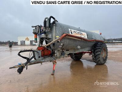 2005 Pichon TCI 10400 - EP 10400 L S/A Remorque Citerne A Eau 1 Essieu Wassertank-Anhänger