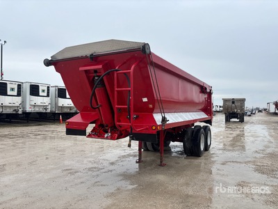2016 Dierzen 20 ft T/A Quarter Frame End Dump Trailer