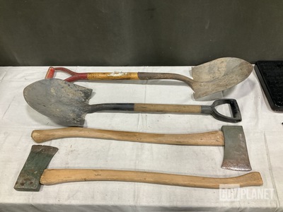 (40) Single Bit Axes & (40) Hand Shovels