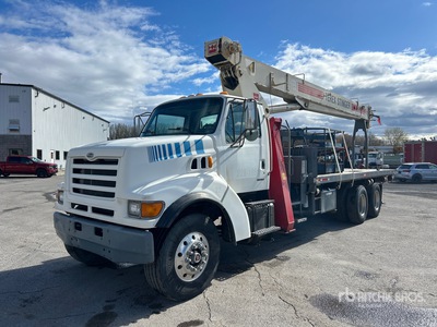 Terex Stinger TC3874 Straight Boom on 1999 Sterling LT8511 6x4 Camión Grúa