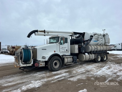 Vactor 2100-P-PD on 2012 Kenworth T800 6x4 Vacuum Excavator Truck