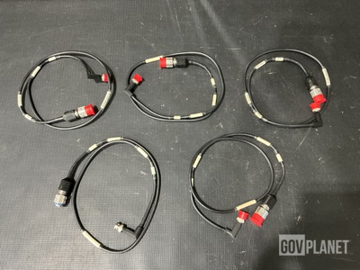 (5) BAE Systems 348223-7001 Cable Assemblies