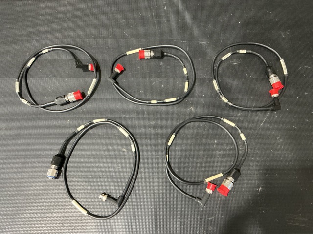 (5) BAE Systems 348223-7001 Cable Assemblies