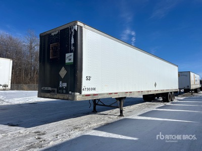 2000 Trailmobile 53 ft x 102 in T/A Remorque fourgon