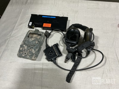 (31) Electronic Communication Cases, (4) Headsets & Assorted Items