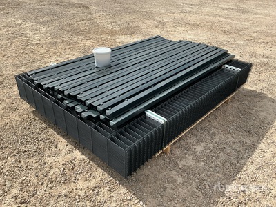 Quantity of 75 Meter, 2.50 m x 1.83 m Bauzaun (Unused)