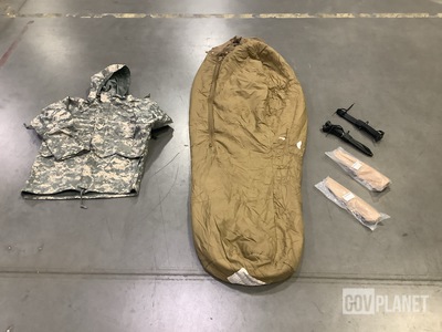 (6) Bayonet Knives w/Scabbards, (14) Cold Weather Parkas & Assorted Items