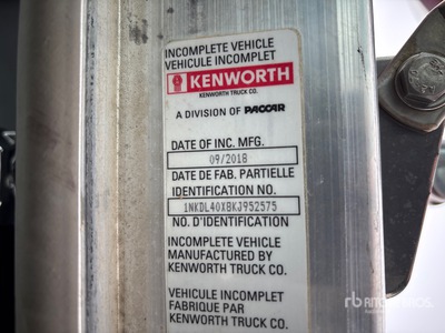 Ferrari F261C A6 16 ton Knuckle Boom on 2019 Kenworth T800 6x4 Camión Grúa