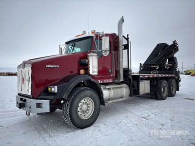 Ferrari F261C A6 16 ton Knuckle Boom on 2019 Kenworth T800 6x4 Camión Grúa