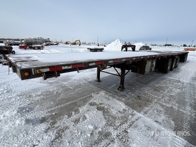 2014 Doonan 32 ft Tri/A Super B-Train Lead Flatbed Trailer