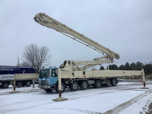 2012 Schwing on 2007 Mack MR688S 12x6 Concrete Pump Truck
