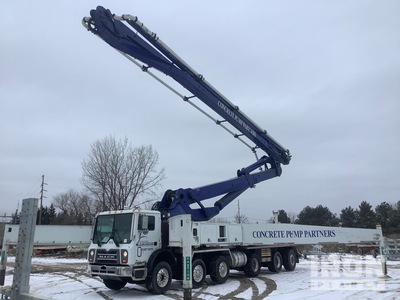 2013 (unverified) Schwing on 2014 Mack MRU613 12x6 Concrete Pump Truck