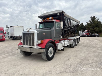 on 1998 Peterbilt 378 8x4 شاحنة توزيع الحجر