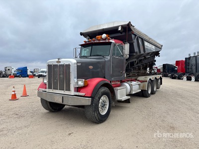 on 1998 Peterbilt 378 8x4 Stone Spreader Truck