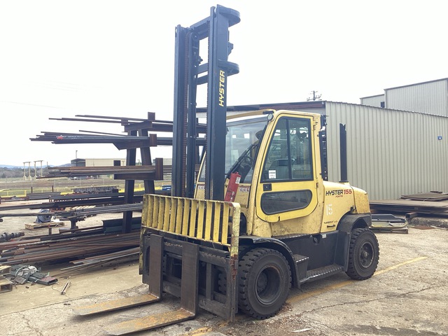 2018 Hyster H155FT 14650 lb Pneumatic Tire Forklift