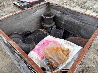 Quantity of 2 Crate of Cast Iron Fittings Złączki i kołnierze