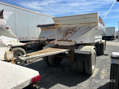 1974 Grwod T/A Turntable Pup Belly Dump Trailer