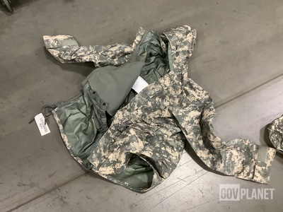 (47) Pairs of Wet Weather Trousers, (6) Cold Weather Parkas & Assorted Items