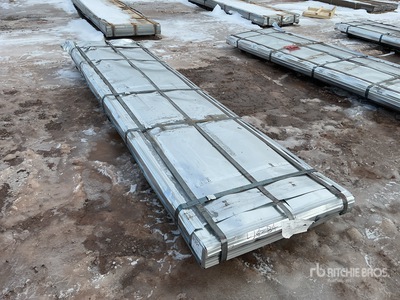 Quantity of (160) 12 ft Steel Roofing Divers  (Unused)