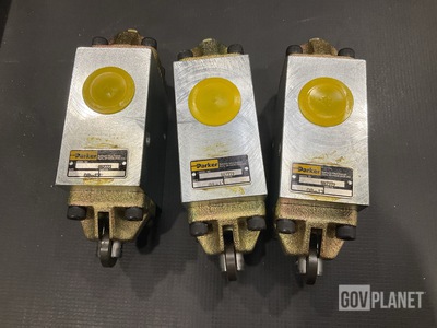 (3) Parker 087772 Slew Stop Valves