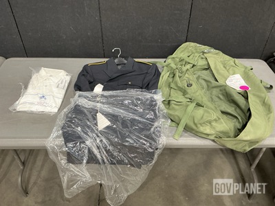 (22) Duffel Bags, (3) Men’s Coats, (36) Men’s Shirts & Assorted Items