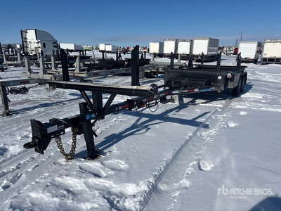 2024 J&J Trailer PT2-U Remorque Pour poteaux