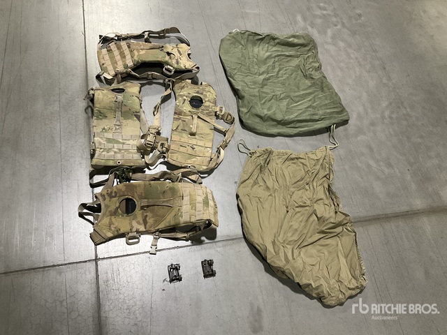 (60) Barracks Bags, (2) Rear Sights & Assorted Items