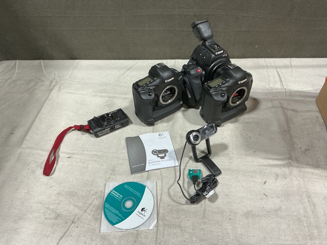 (6) Digital Cameras, (37) Webcams & Assorted Items (6) Digital Cameras, (37) Webcams & Assorted Items