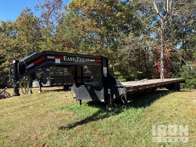 2023 East Texas 12720 lb 40 ft T/A Gooseneck مقطورة مسطحة
