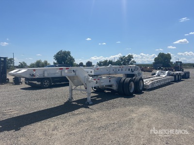 1998 Aspen T/A Removable Gooseneck Lowboy Trailer