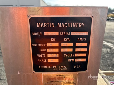 Cummins 250 kVA Skid-Mounted Generator Set