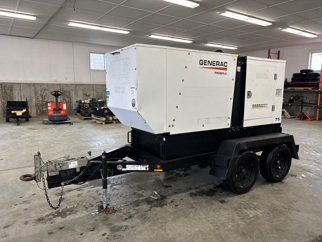 2019 Generac MDG75DF4-URI 60 kW Mobile Generator Set
