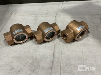 (11) W.E. Anderson SFI-100-1-1/2 Midwest Sight Flow Indicators