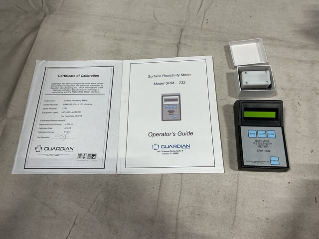Guardian SRM-232-100 Surface Resistivity Meter Guardian SRM-232-100 Surface Resistivity Meter