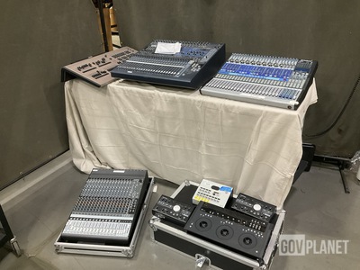 (9) Assorted Sound Mixers