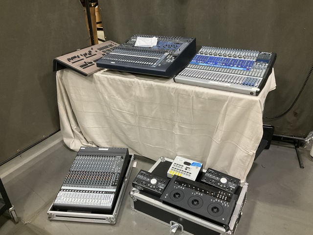 (9) Assorted Sound Mixers