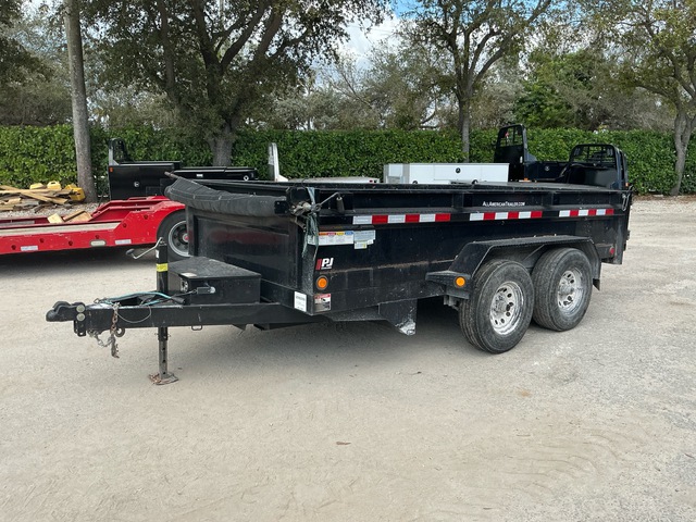 2024 PJ Trailers 1D162 12 ft T/A Dump Utility Trailer