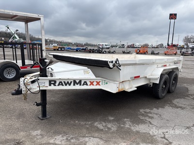 2024 RAWMAXX 14 ft T/A 軽量ダンプトレーラー