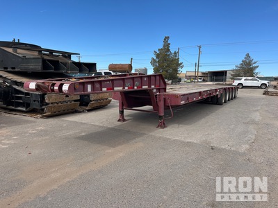 2011 Viking VFD57R24F70T 70 ton 57 ft 5 Axle Lowboy مقطورة حقل النفط