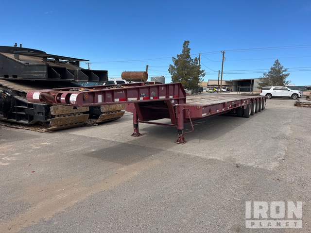 2011 Viking VFD57R24F70T 70 ton 57 ft 5 Axle Lowboy Oilfield Trailer