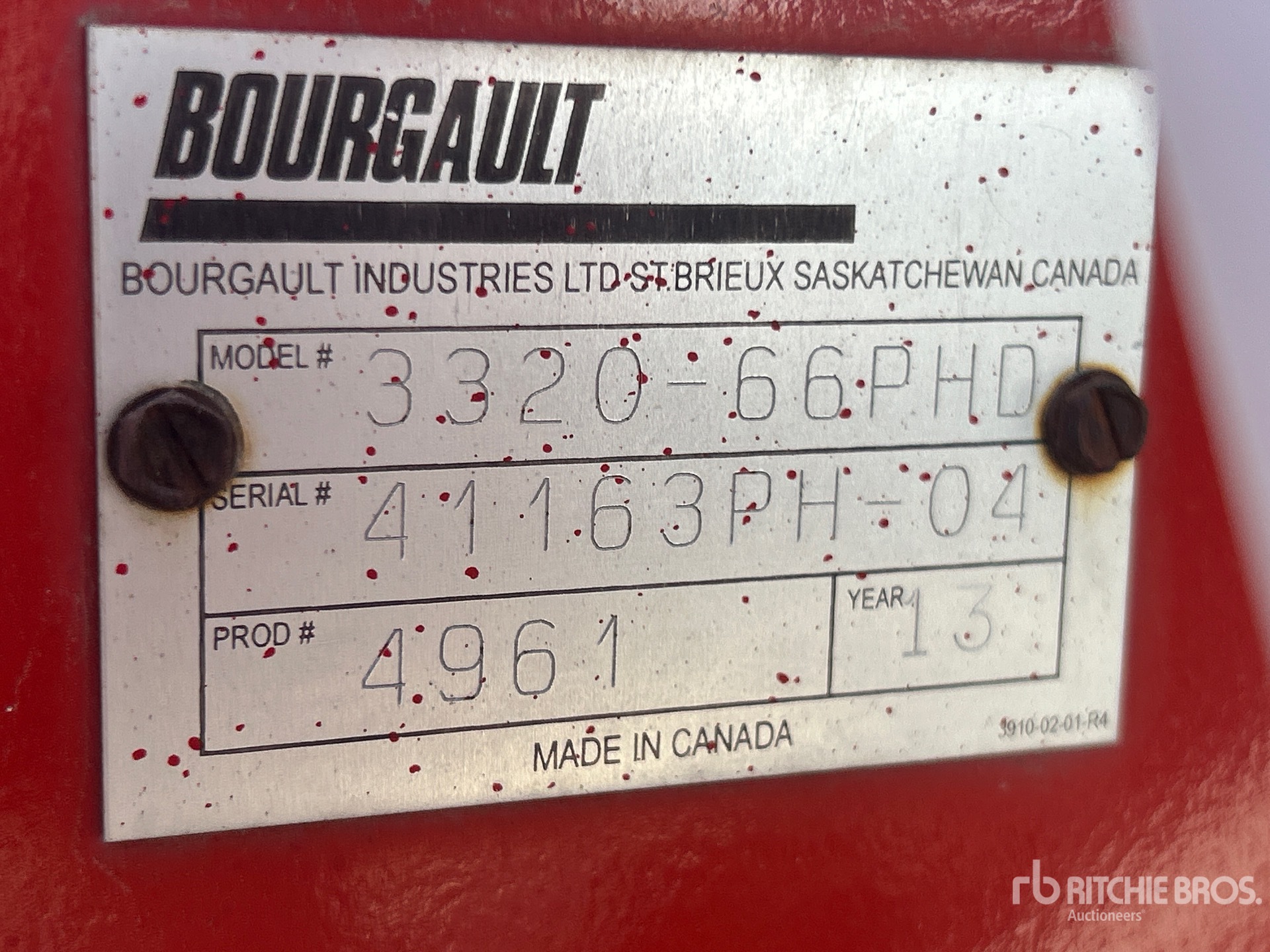 2013 Bourgault 3320 66 ft Air Drill