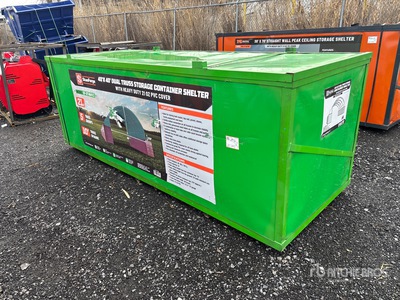 StanForge DT4041C 40 ft x 40 ft Dual Truss Container Shelter (Unused)